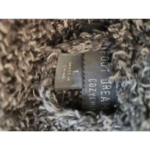 Barefoot Dreams gray long robe. No belt.  Size 1(L). - Picture 3 of 6